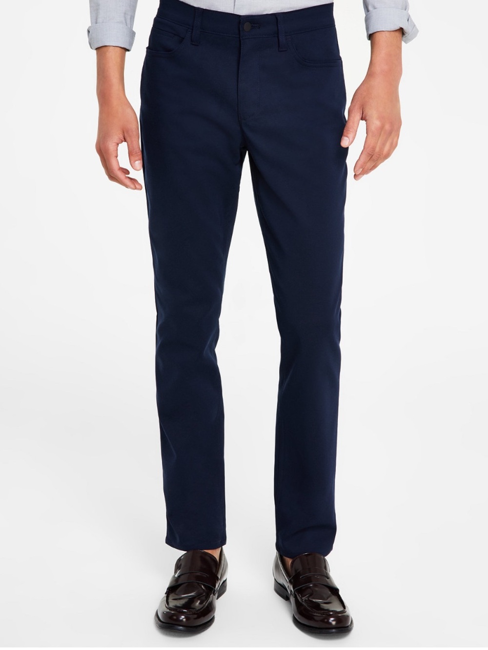 Calvin Klein Navy slim fit performance stretch pants size 32/32